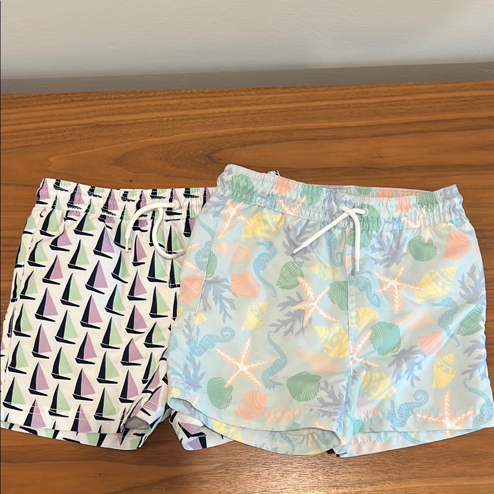 Janie and Jack Multicolor Kids Swim Trunks